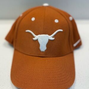 NIKE Orange Cap with White Longhorn Logo